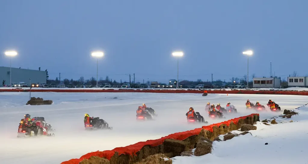 Racing under the lights